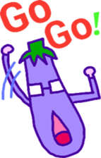 Eggplant family (English) sticker #5900383