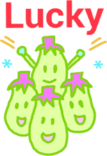 Eggplant family (English) sticker #5900389
