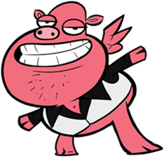 Emoti-Pork sticker #5901232