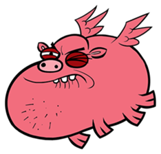 Emoti-Pork sticker #5901234