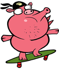 Emoti-Pork sticker #5901236