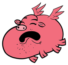 Emoti-Pork sticker #5901238