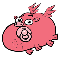 Emoti-Pork sticker #5901239