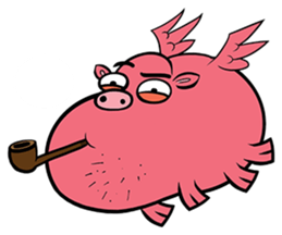 Emoti-Pork sticker #5901242