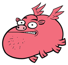 Emoti-Pork sticker #5901243