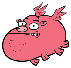 Emoti-Pork sticker #5901243