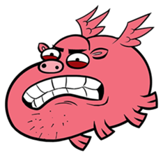 Emoti-Pork sticker #5901245