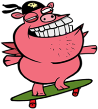 Emoti-Pork sticker #5901246