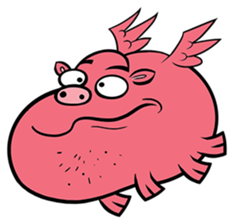 Emoti-Pork sticker #5901249