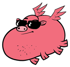 Emoti-Pork sticker #5901250