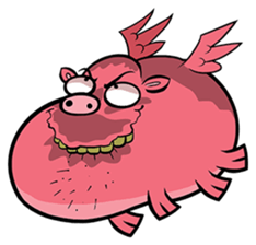 Emoti-Pork sticker #5901254