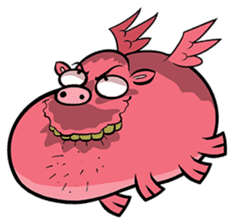 Emoti-Pork sticker #5901254