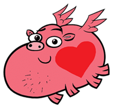 Emoti-Pork sticker #5901257