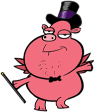 Emoti-Pork sticker #5901258