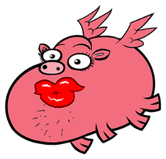 Emoti-Pork sticker #5901259