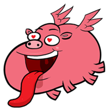 Emoti-Pork sticker #5901260
