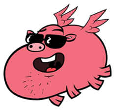 Emoti-Pork sticker #5901264