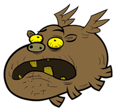 Emoti-Pork sticker #5901268