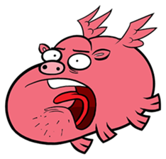 Emoti-Pork sticker #5901270