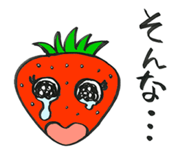 Feeling of the strawberry sticker #5901792