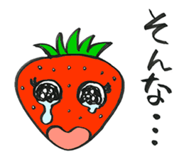 Feeling of the strawberry sticker #5901792
