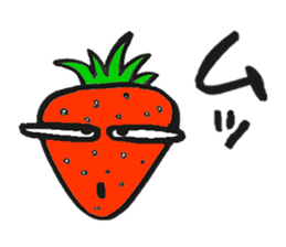 Feeling of the strawberry sticker #5901810
