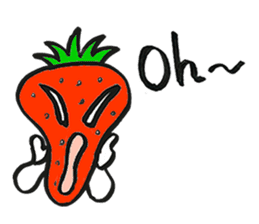 Feeling of the strawberry sticker #5901812