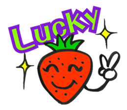 Feeling of the strawberry sticker #5901820