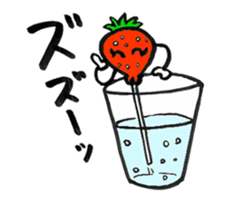 Feeling of the strawberry sticker #5901831