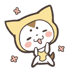 Sticker of Yellow Dog by kabitas