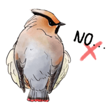 japanese bird 2 sticker #5902649