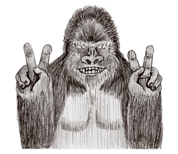 Gorilla 2nd ver. sticker #5903188