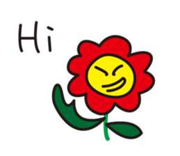 Pretty flowers sticker #5903316