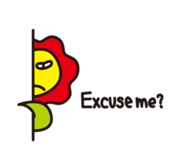 Pretty flowers sticker #5903323