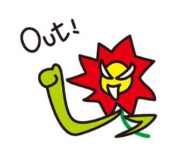 Pretty flowers sticker #5903331