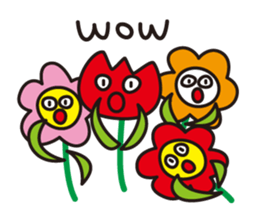 Pretty flowers sticker #5903338