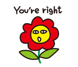 Pretty flowers sticker #5903340