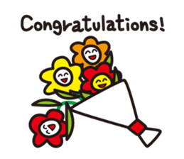 Pretty flowers sticker #5903347