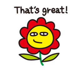 Pretty flowers sticker #5903349