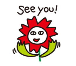 Pretty flowers sticker #5903350