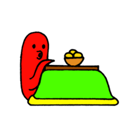 Kotatsu Octopus and friends of the sea sticker #5903354