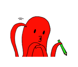 Kotatsu Octopus and friends of the sea sticker #5903380