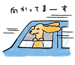 Dogs want to be a man sticker #5903595