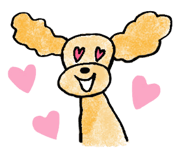 Dogs want to be a man sticker #5903613