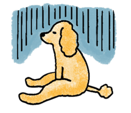 Dogs want to be a man sticker #5903618