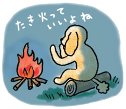 Dogs want to be a man sticker #5903627