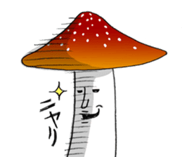 A mushroom with ambition sticker #5903669