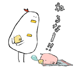 Tori-san, She has two children. sticker #5904041