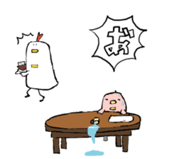 Tori-san, She has two children. sticker #5904046