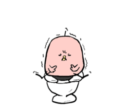 Tori-san, She has two children. sticker #5904066